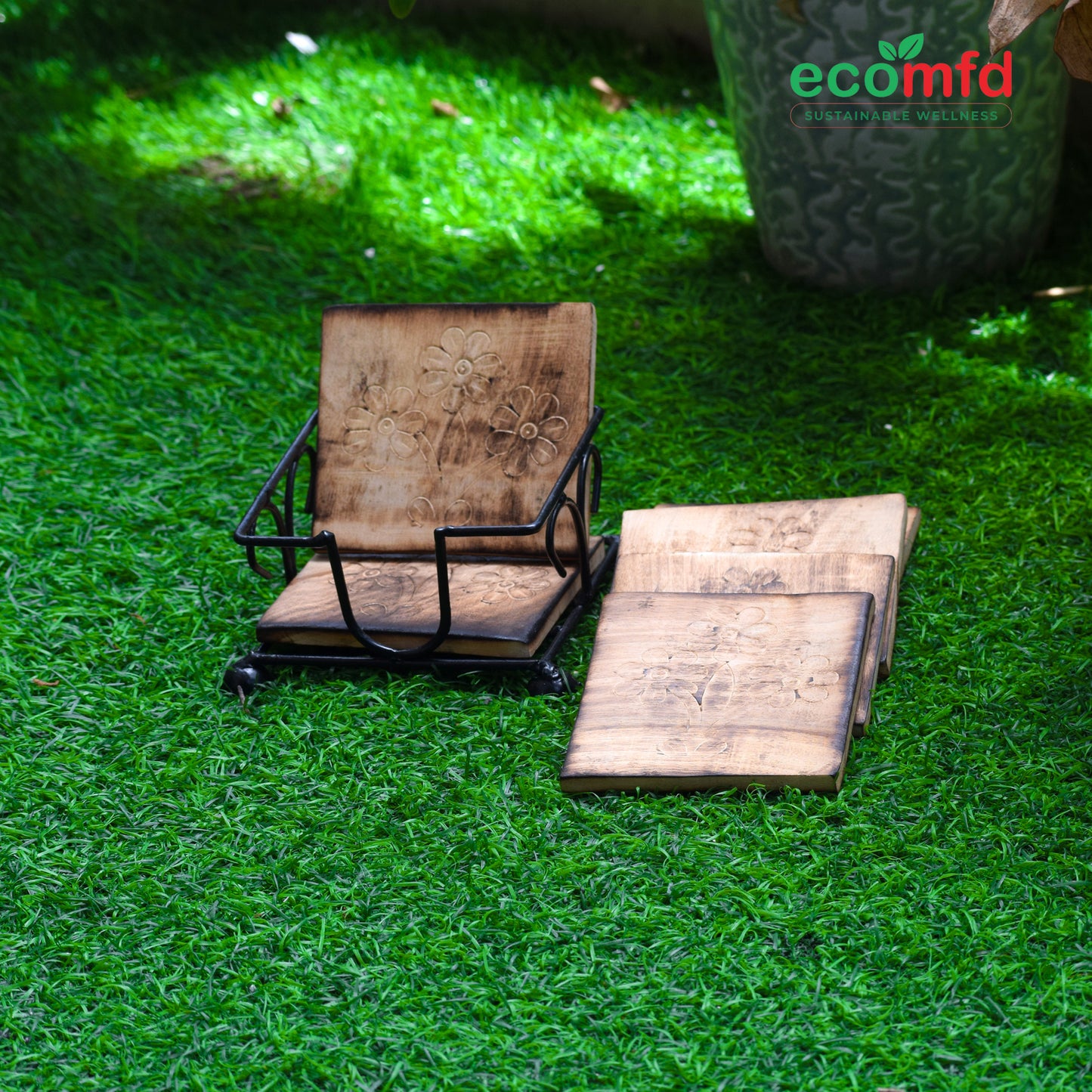 Wooden Tea Coaster
