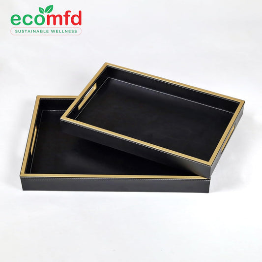 Wooden Big & Small Box-Shaped Tray