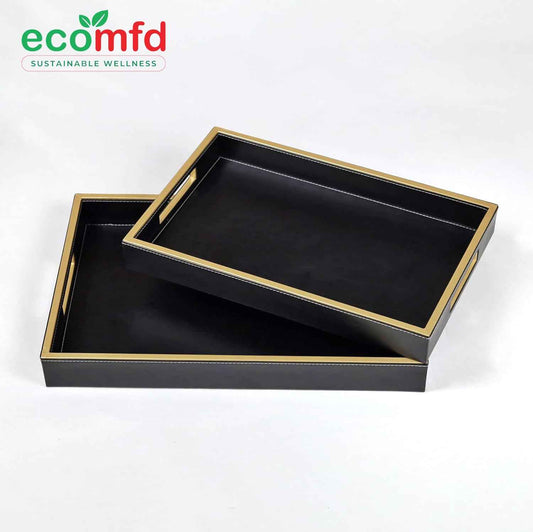 Wooden Big & Small Box-Shaped Tray
