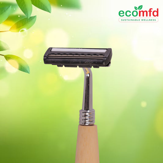 Wooden Shaving Razor Set of 5