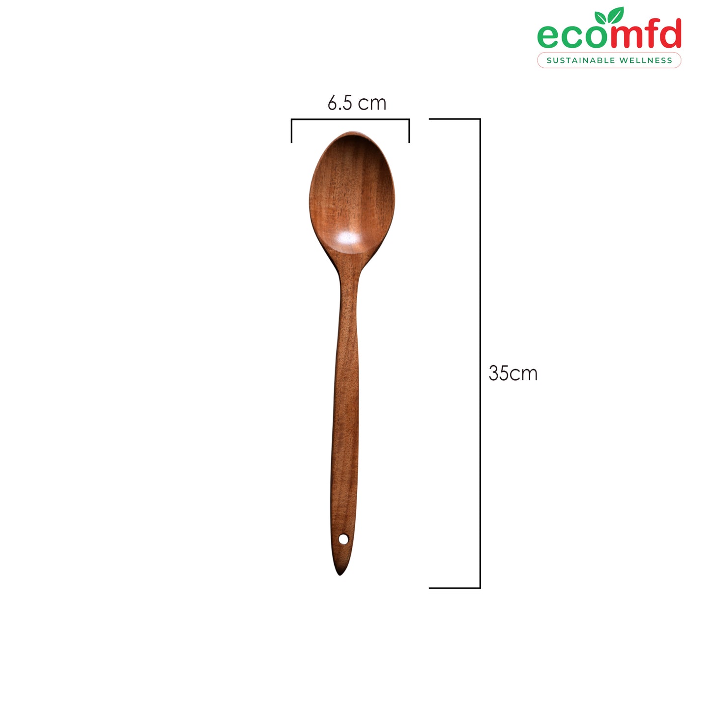 Wooden Cooking Spoon In Lightest Natural Brown Colour