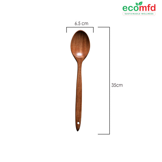 Wooden Cooking Spoon In Lightest Natural Brown Colour