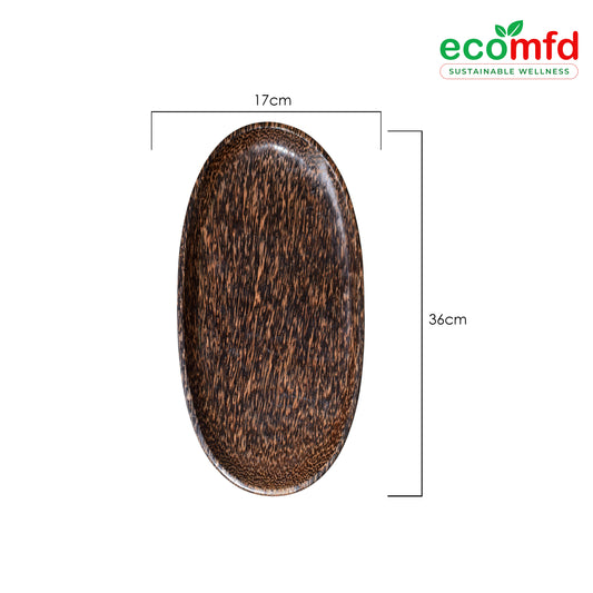 Wooden Big oval Shaped tray