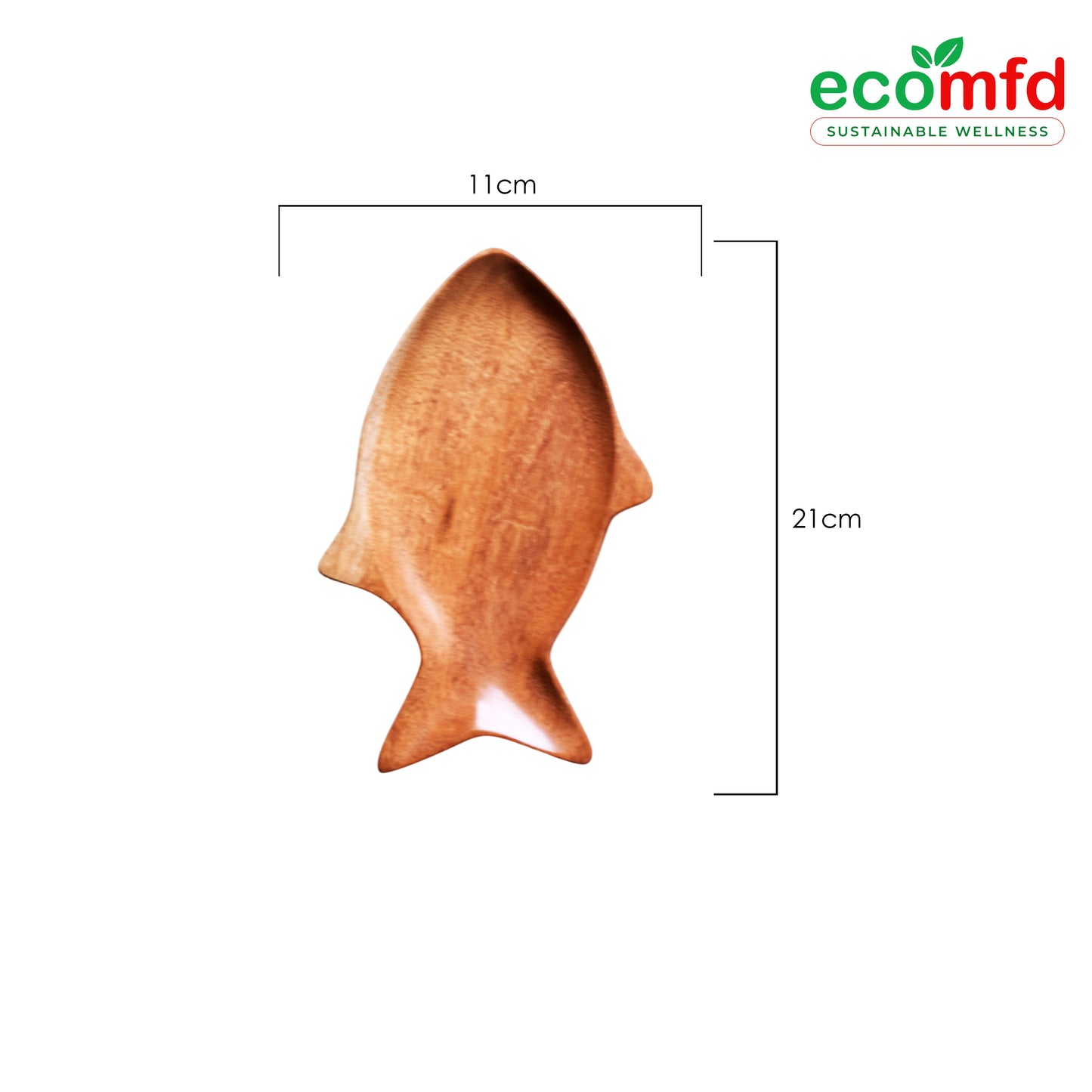 Wooden Fish Shaped Tray