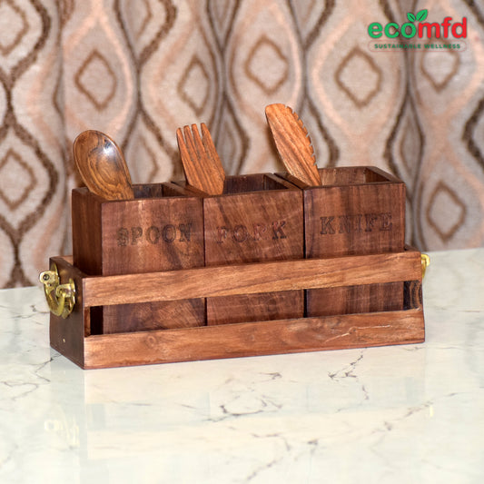 Wooden Cutlery holder