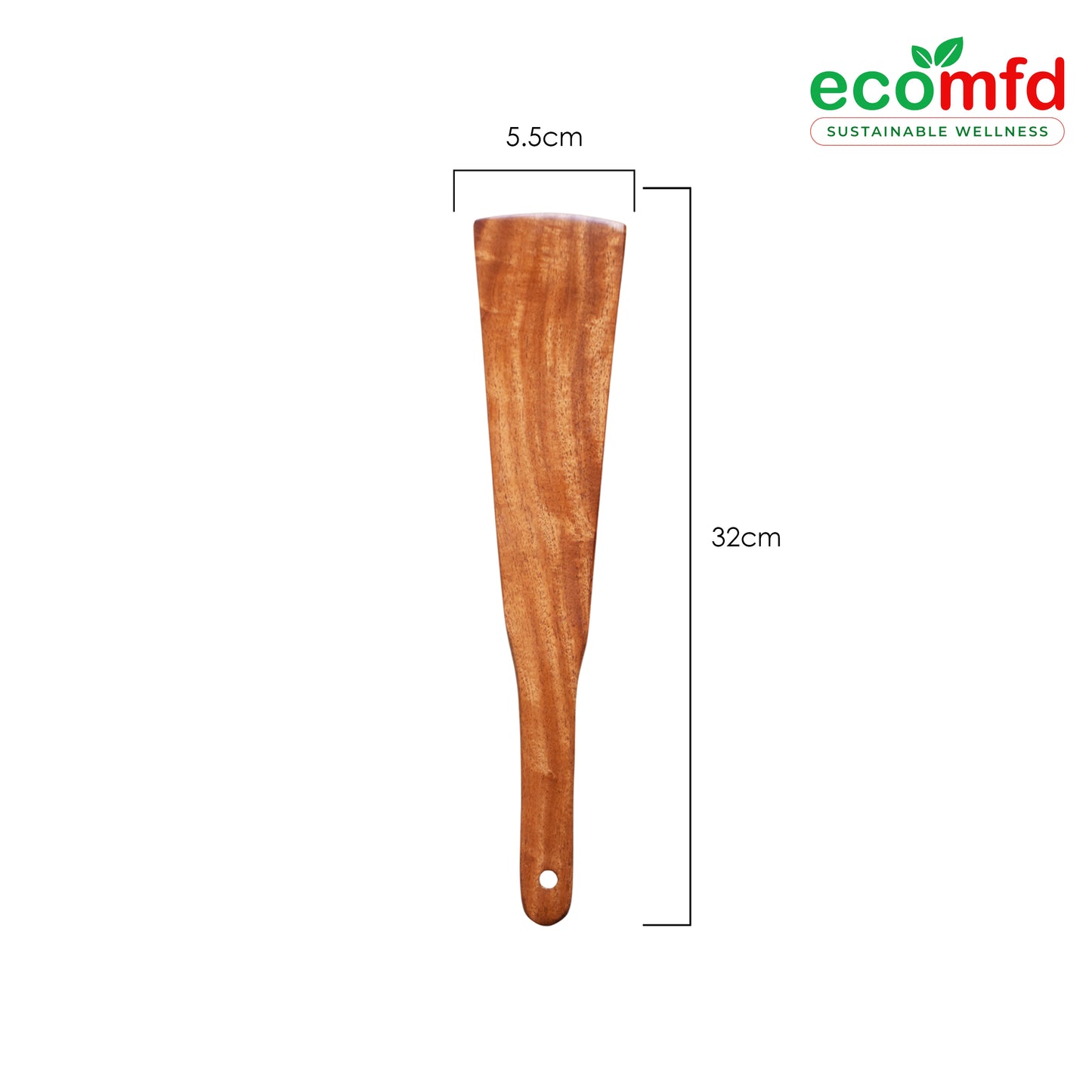 Wooden Cooking Spoon In Primary Brown Colour