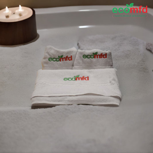 Bathroom Towels Sets 3Pcs (1 Bath Towel, 1 Face Towel and 1 Hand Towel)