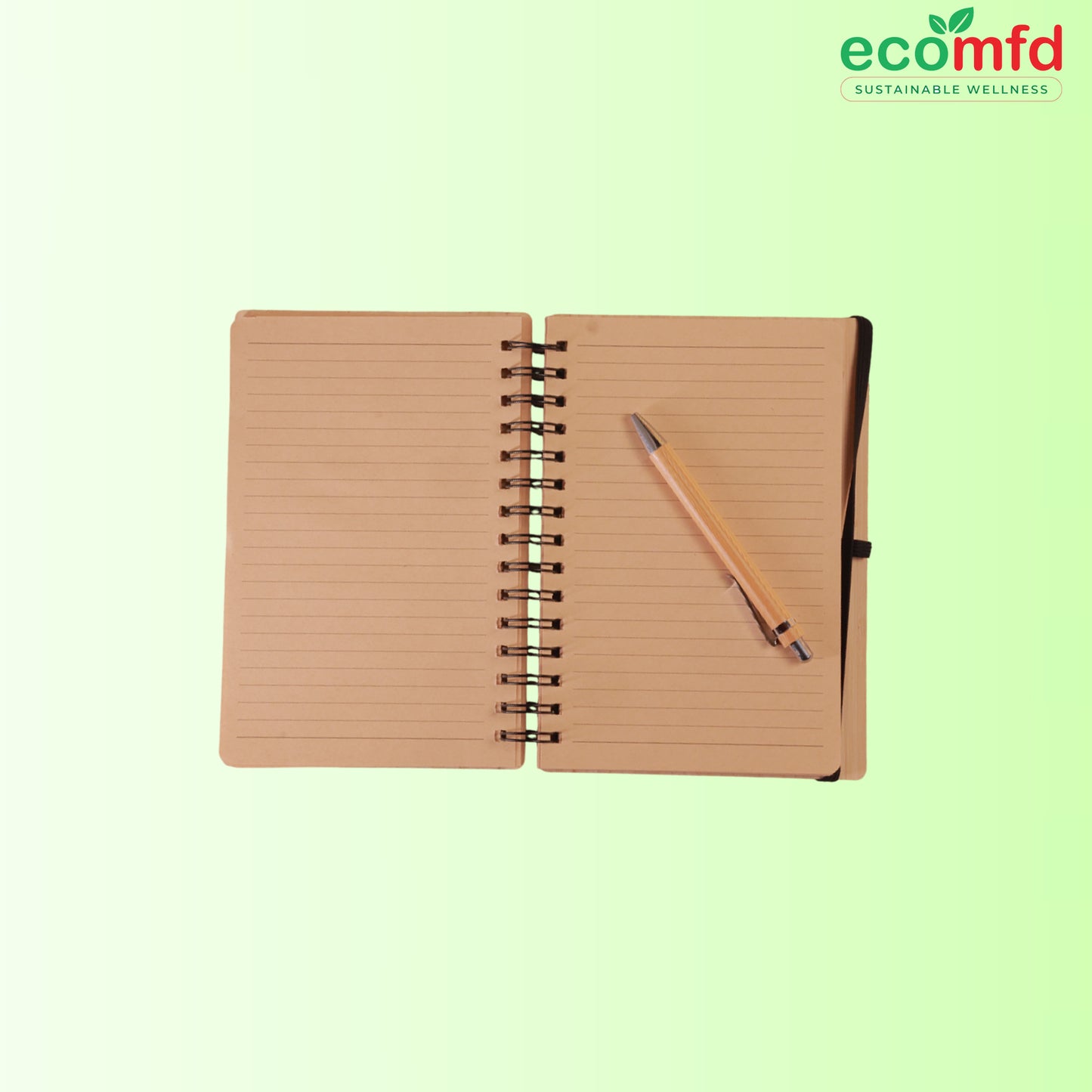 Eco-Friendly Bamboo Notepad With Pen