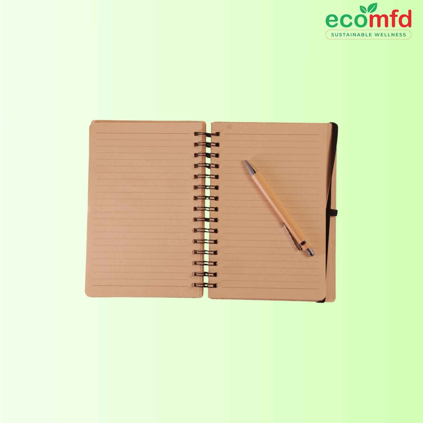 Eco-Friendly Bamboo Notepad With Pen