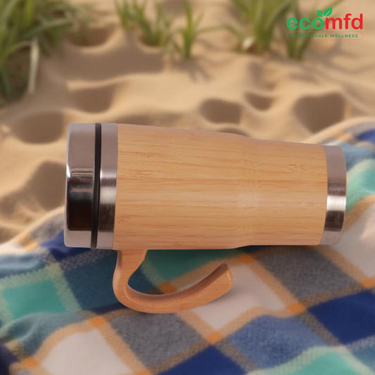 Bamboo Tumbler With Handle