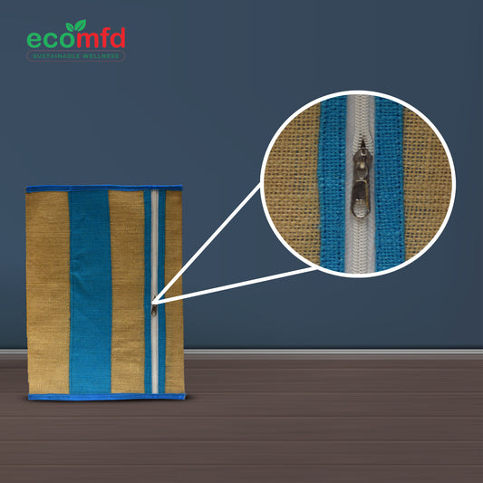 Blue Brown Strip Cover File