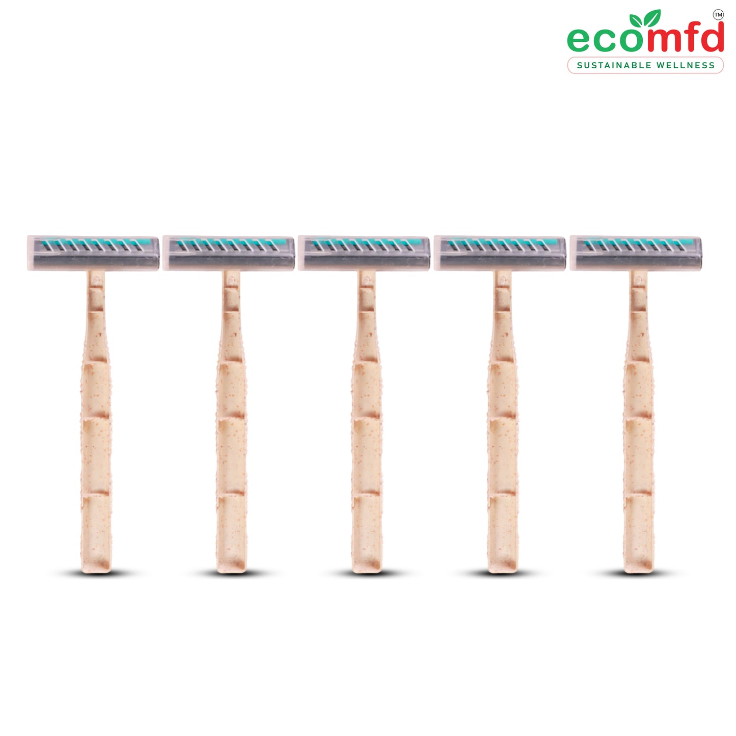 Wheat Straw Shaving Razor Set Of 5