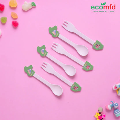 Bamboo Fiber Cutlery Set