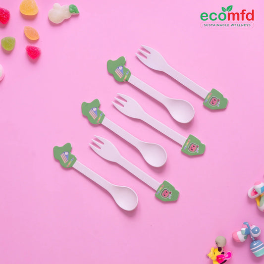 Bamboo Fiber Cutlery Set