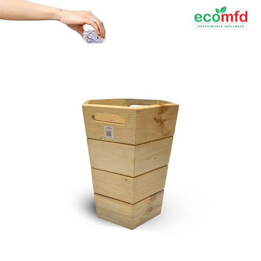 Wooden Dustbin