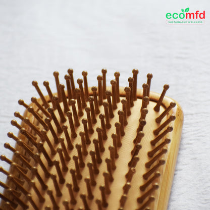 Bamboo Paddle Comb
