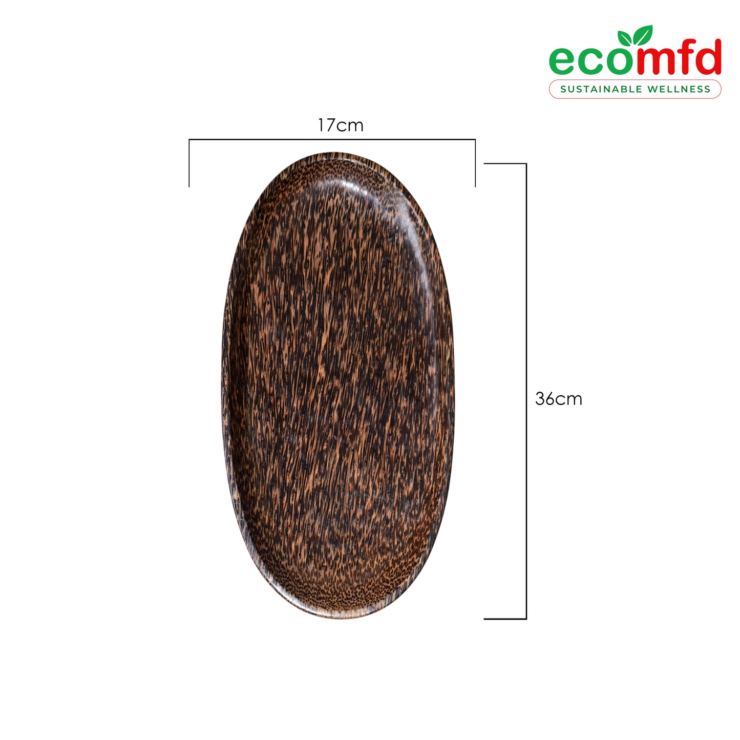 Wooden Big oval Shaped tray