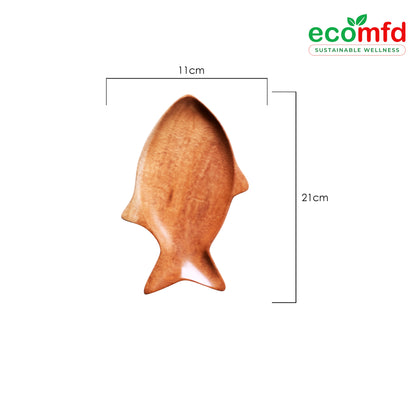 Wooden Fish Shaped Tray