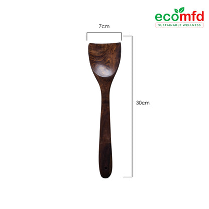 Wooden Cooking Spoon In Deepest Natural Brown Colour