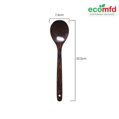 Wooden Cooking Spoon in Dark Natural Brown Colour