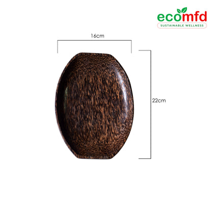 Wooden Bowl-shaped Tray