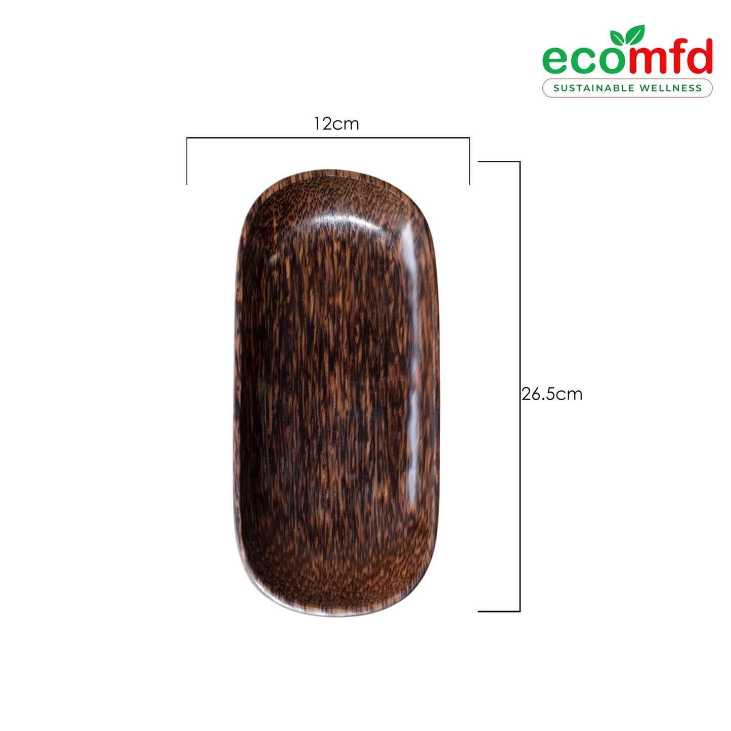 Wooden Small Oval Shaped Tray
