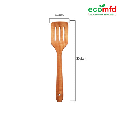 Wooden Cooking Spoon In Primary Brown Colour