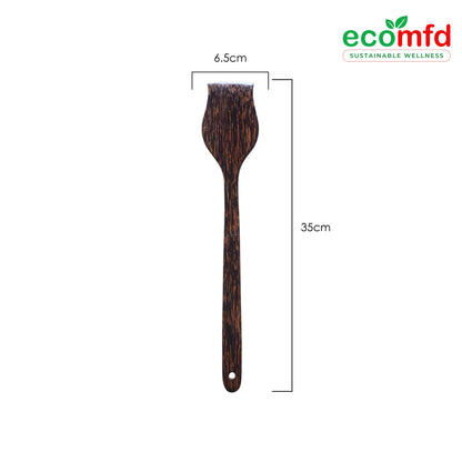 Wooden Cooking Spoon in Dark Natural Brown Colour
