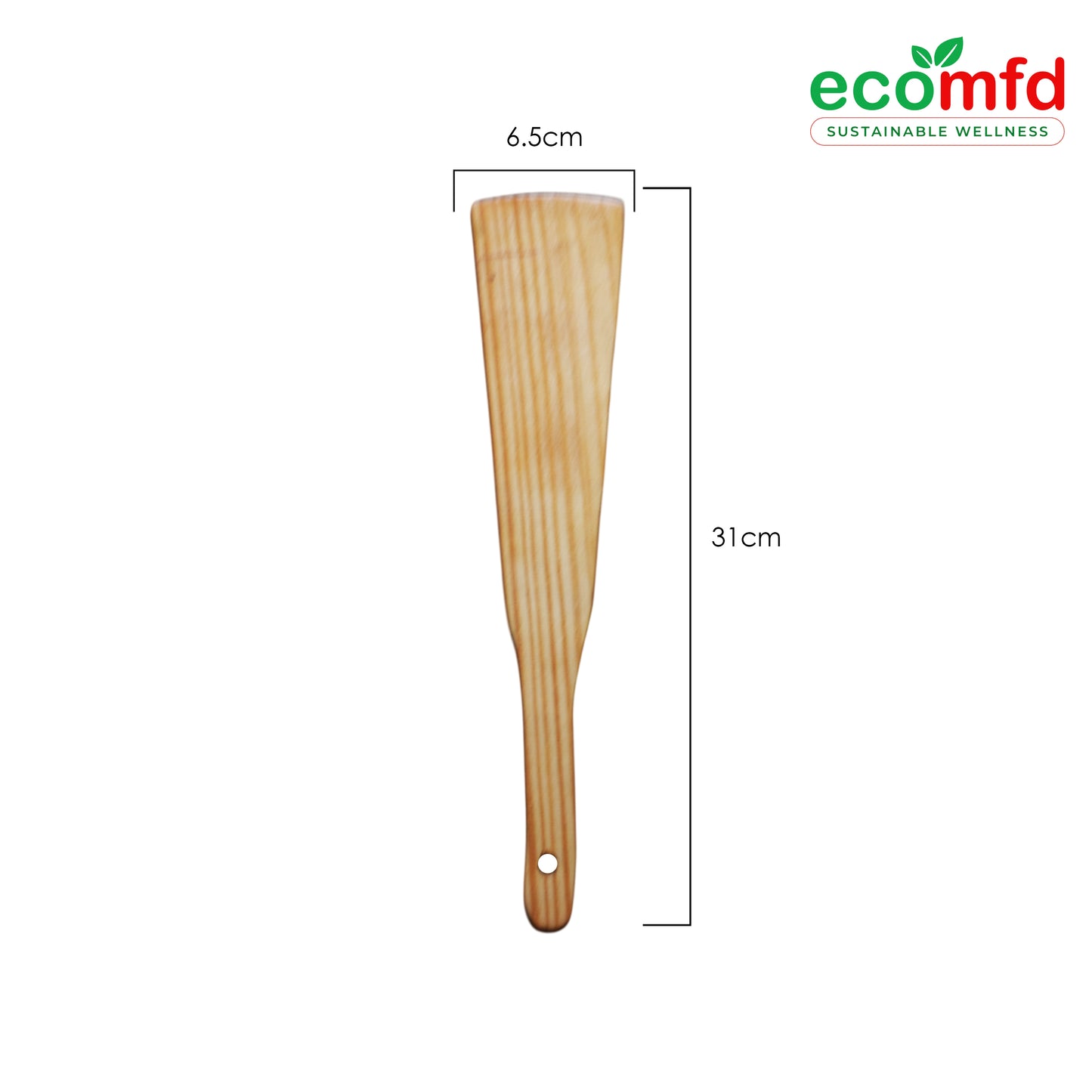 Wooden Cooking Spoon In Whitish Natural Colour
