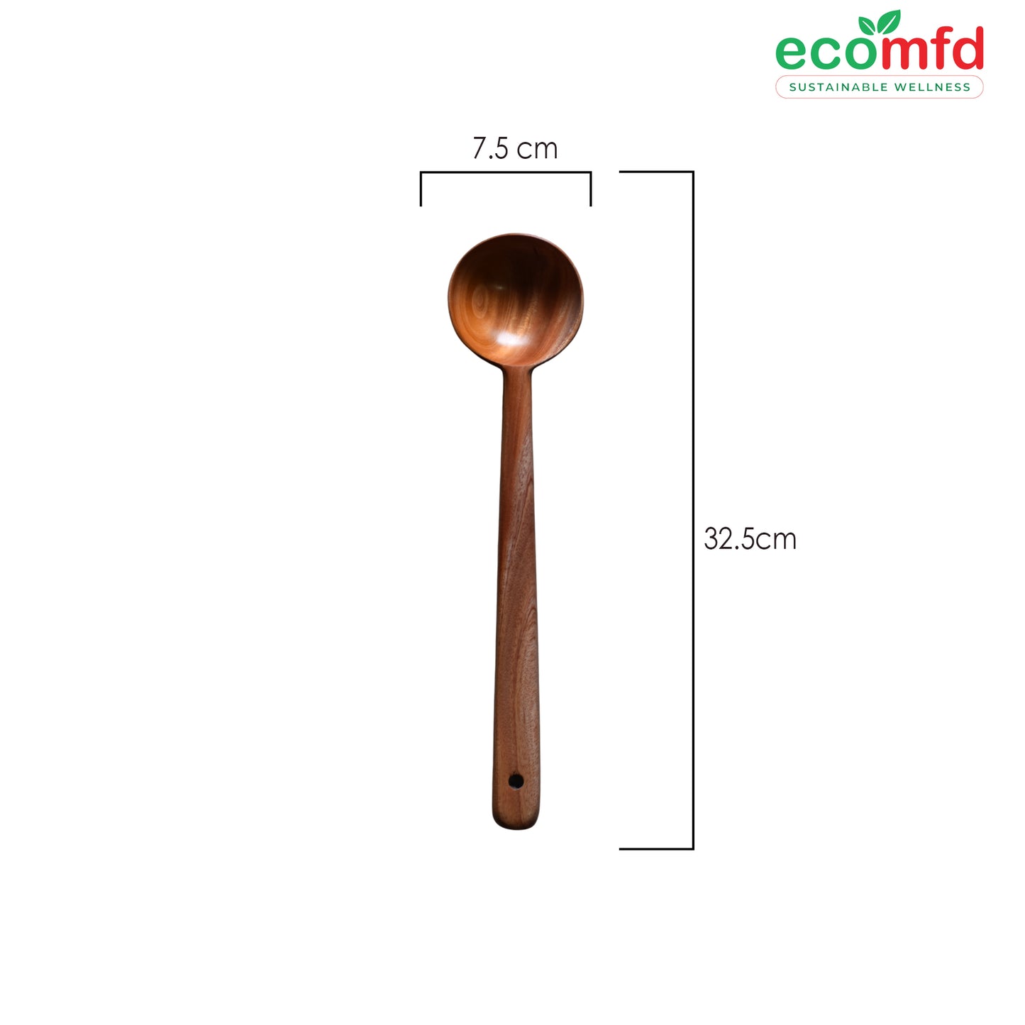 Wooden Cooking Spoon In Lightest Natural Brown Colour