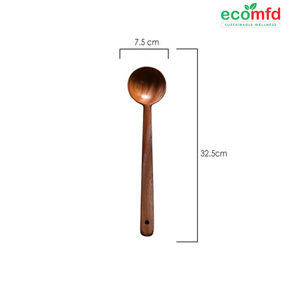 Wooden Cooking Spoon In Lightest Natural Brown Colour