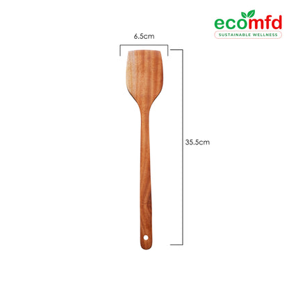 Wooden Cooking Spoon In Primary Brown Colour