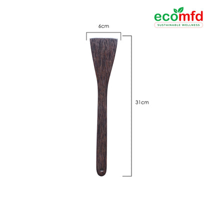Wooden Cooking Spoon in Dark Natural Brown Colour