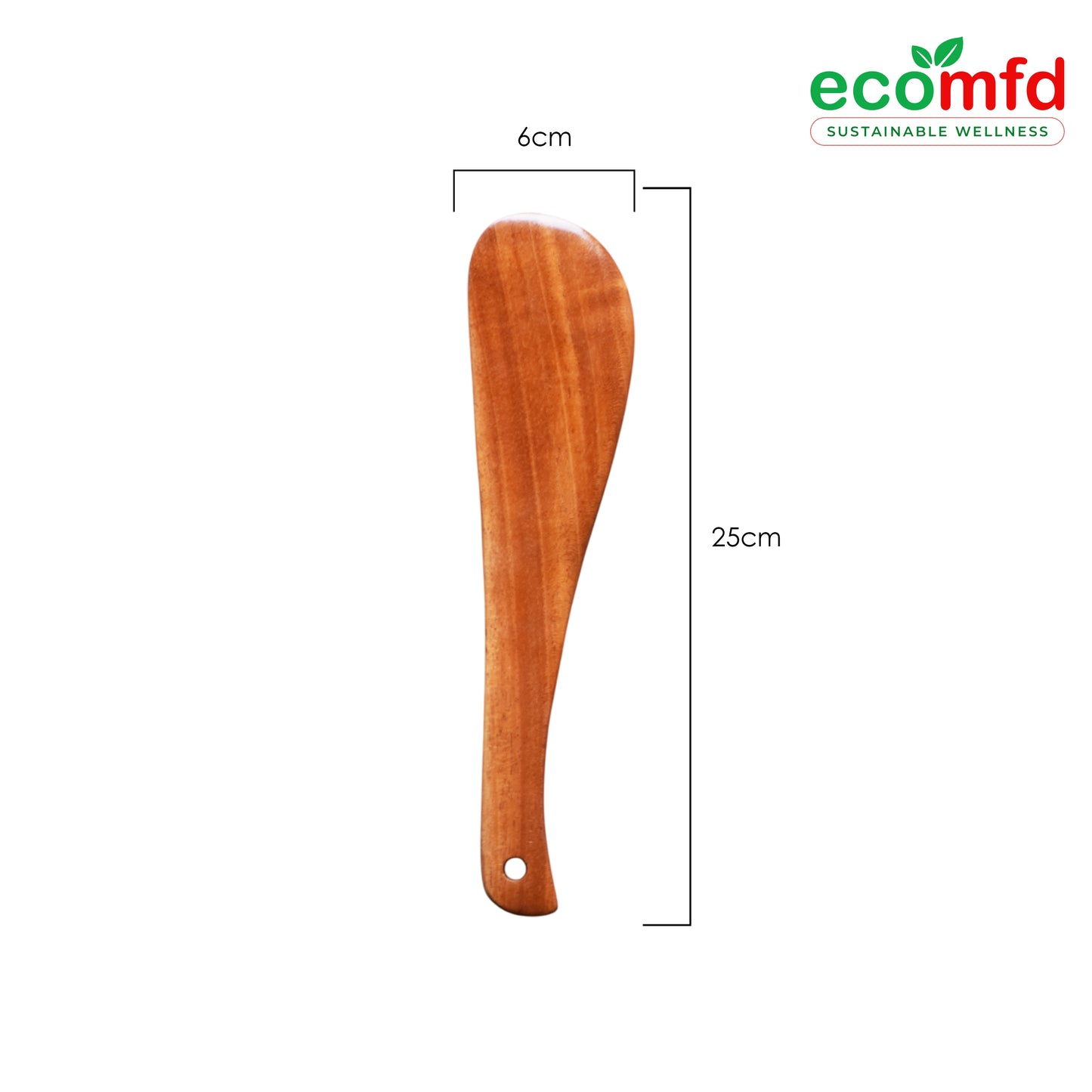 Wooden Cooking Spoon In Primary Brown Colour