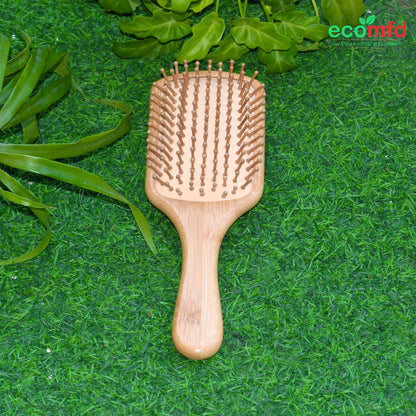 Bamboo Paddle Comb