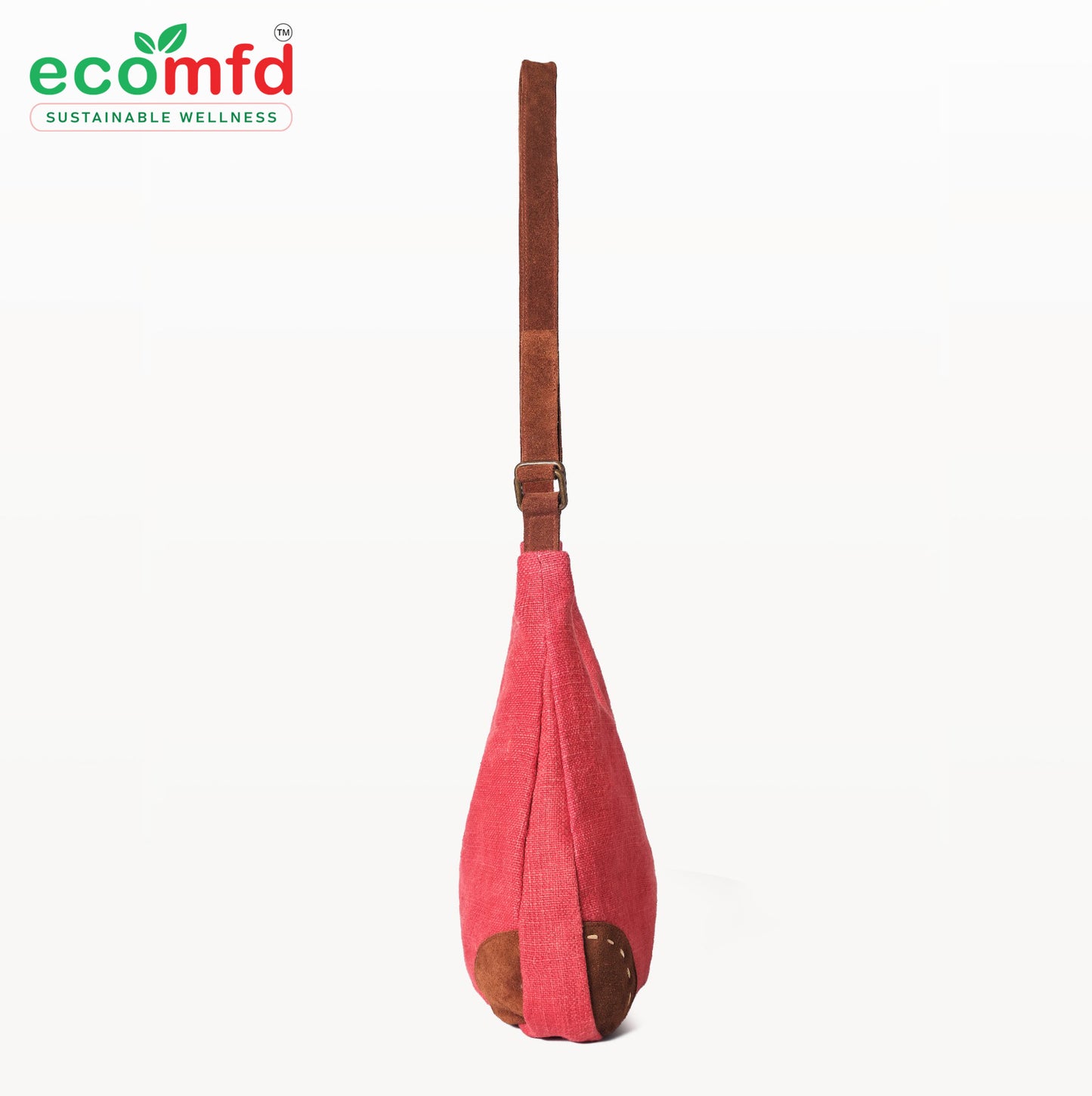 Large Red Hobo Bag for Women | Stylish & Lightweight Canvas Tote