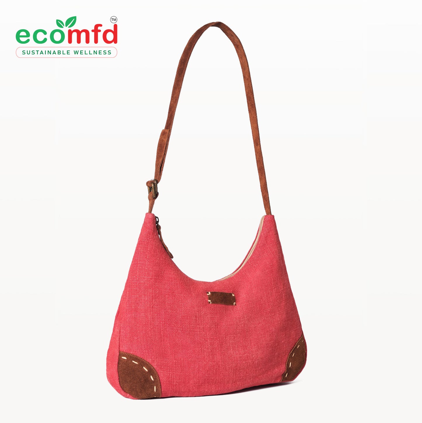 Large Red Hobo Bag for Women | Stylish & Lightweight Canvas Tote