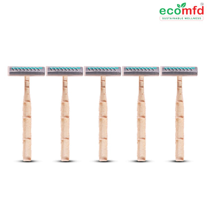 Wheat Straw Shaving Razor Set Of 5