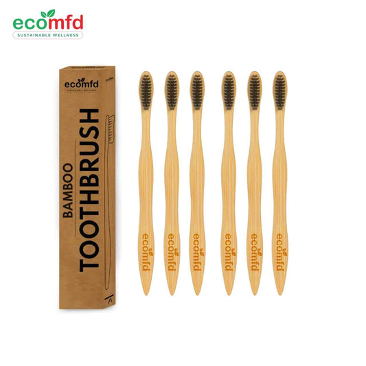 Bamboo ToothBrush Set of 6